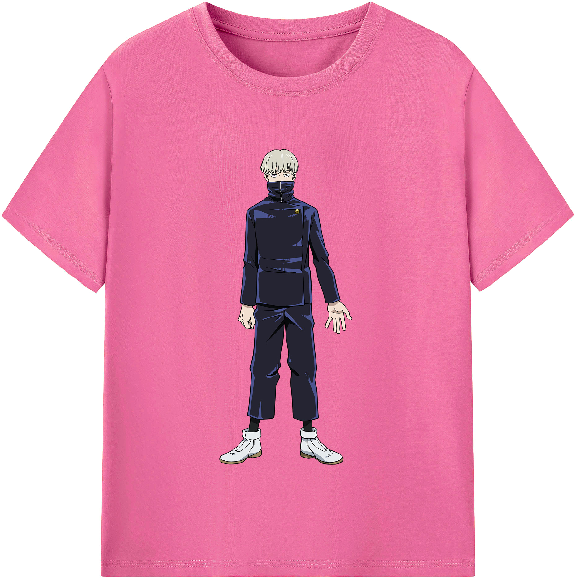 （画像用） 呪術廻戦 Jujutsu Kaisen レディースカジュアルプリントTシャツ（綿100％）
